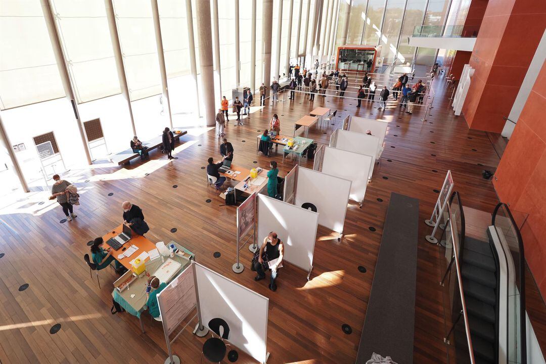 Vacunación en el Miguel Delibes