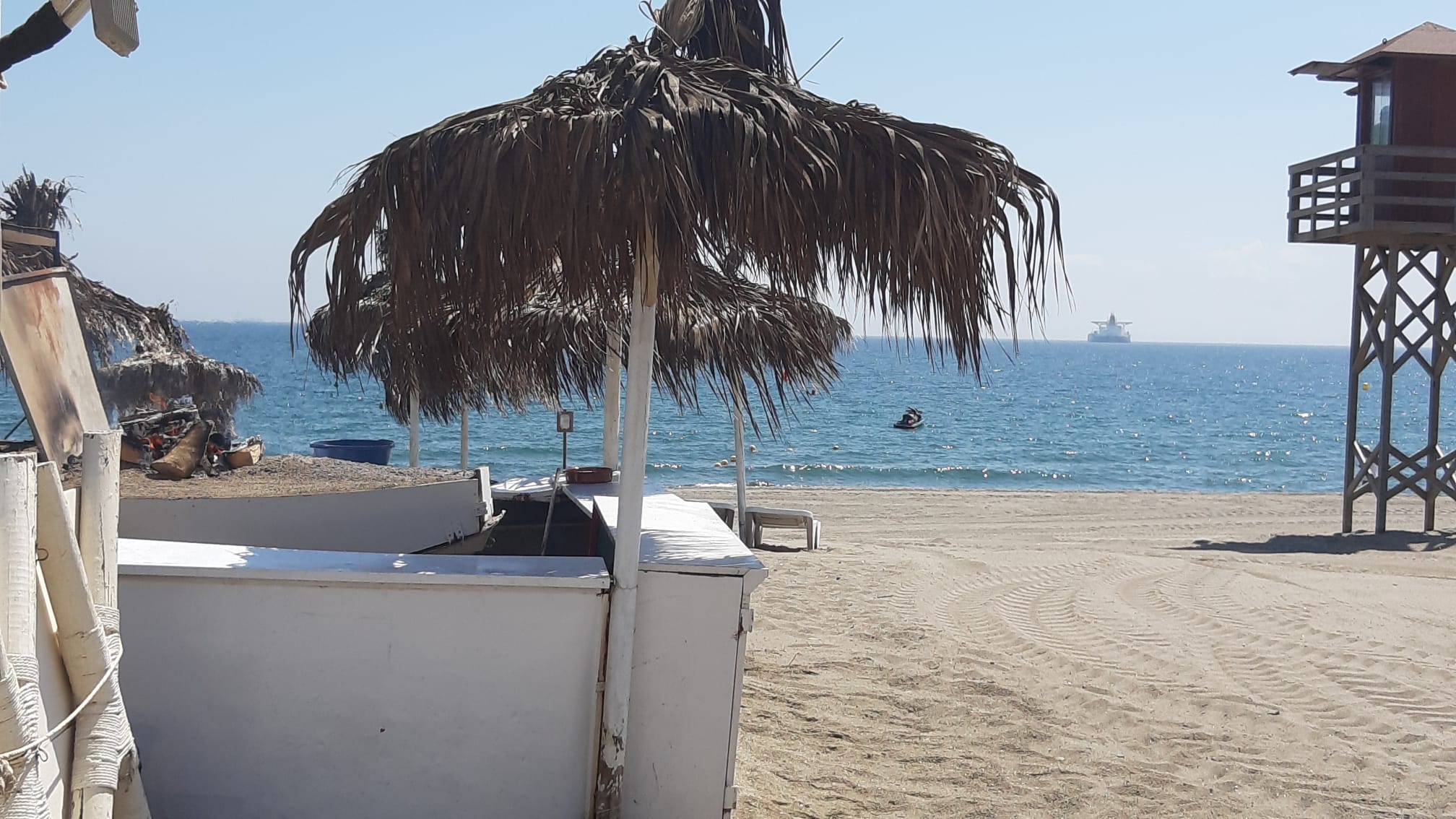 Chiringuito de playa en Santa Bárbara