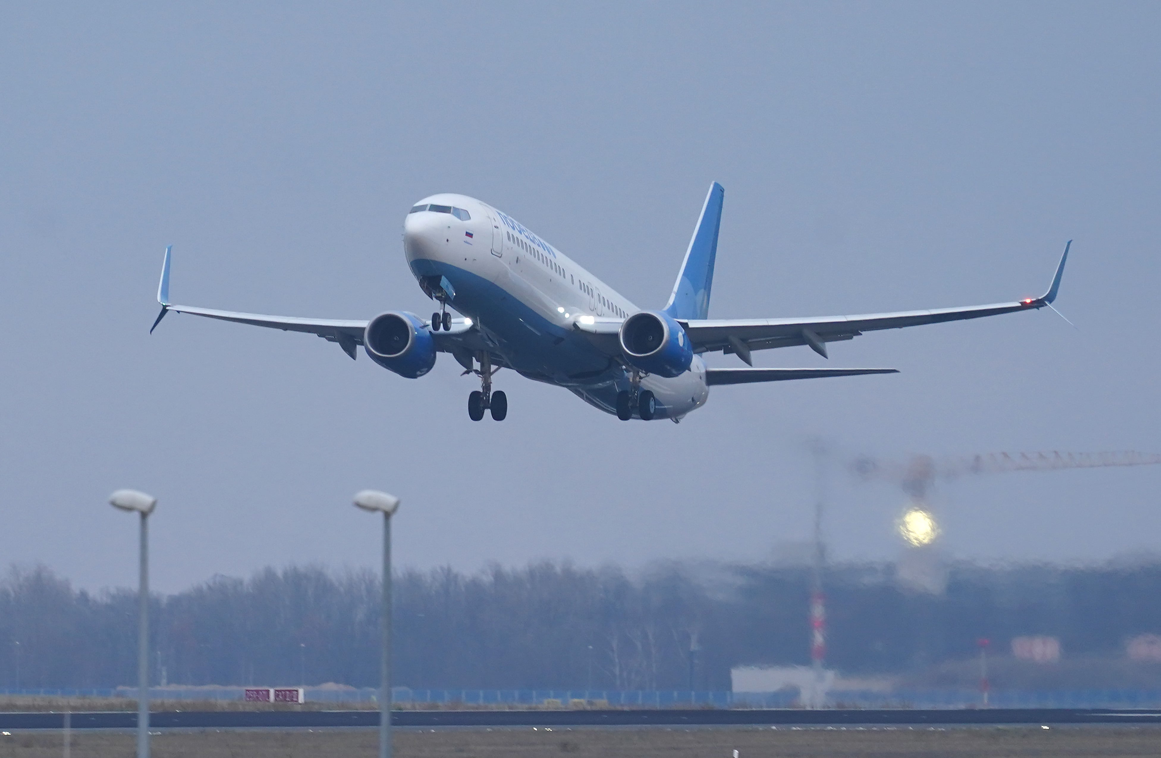 Avión despegando