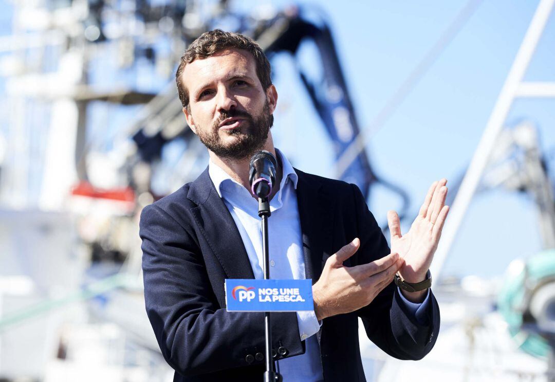 El presidente del Partido Popular, Pablo Casado.