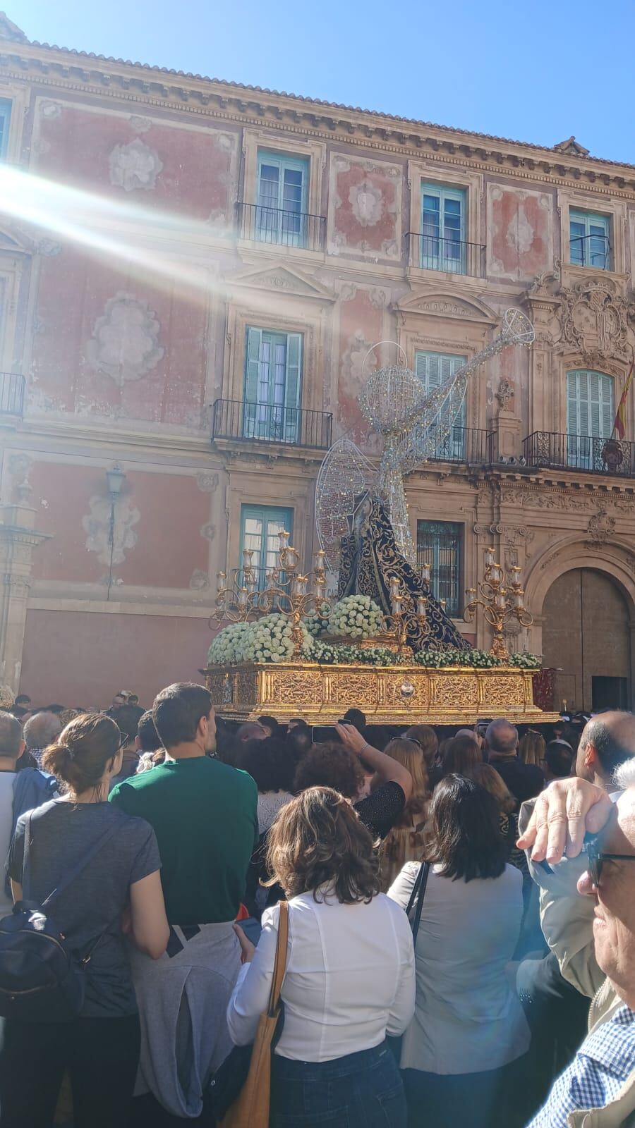 Traslados en la procesión Magna de Murcia