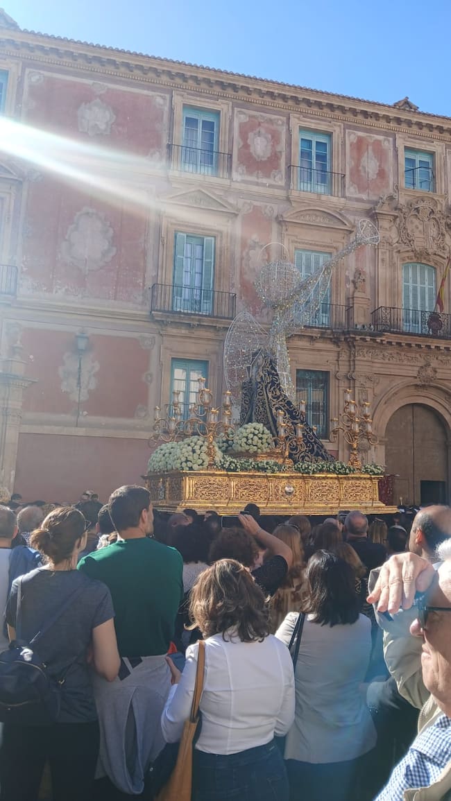Traslados en la procesión Magna de Murcia