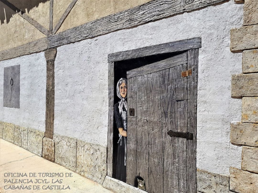 Mural en Las Cabañas de Castilla (Palencia)