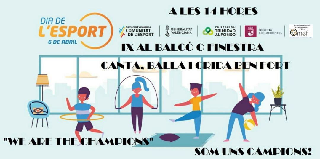 Cartel de la iniciativa por el #Diadelesport