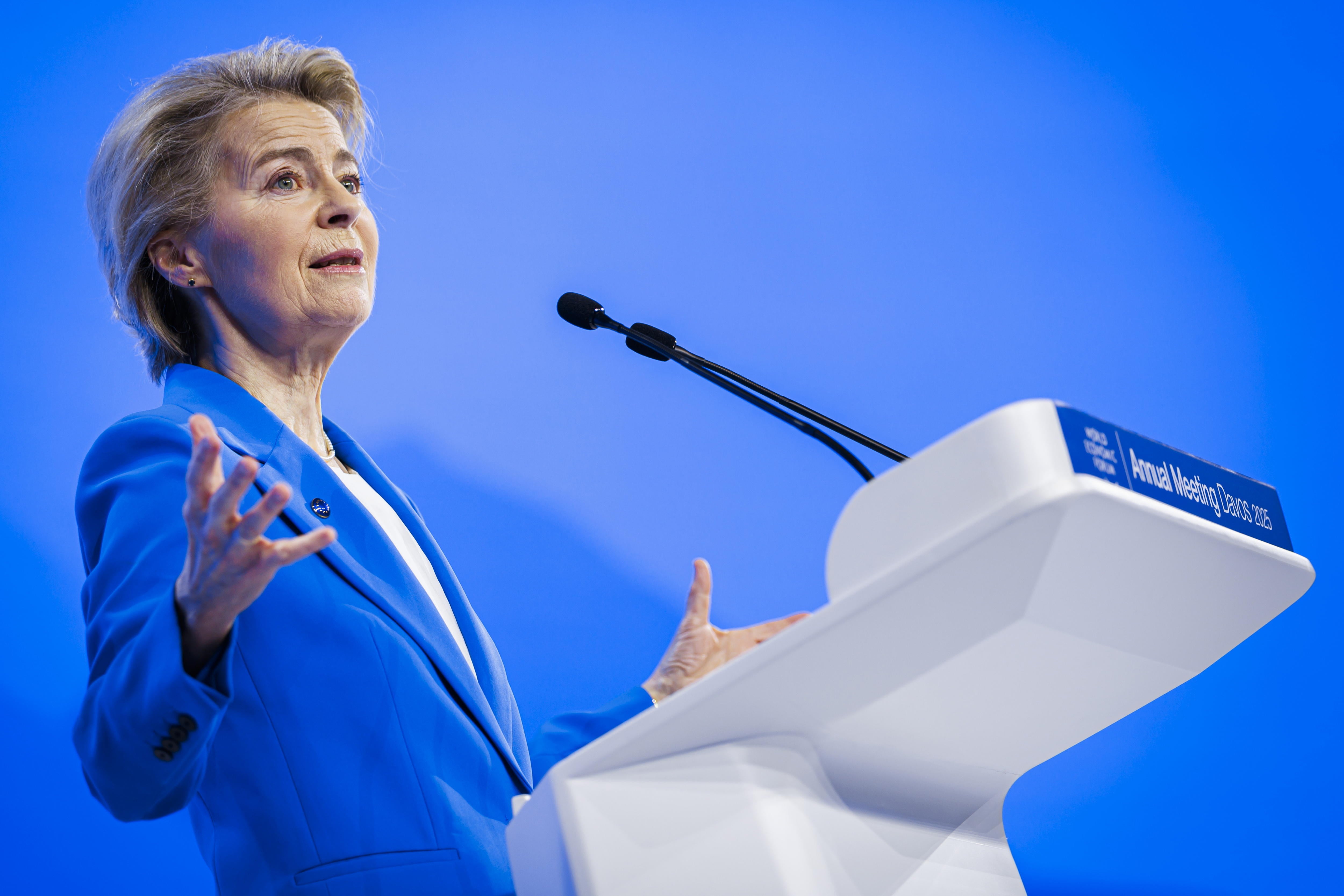 Ursula von der Leyen, presidenta de la Comisión Europea.