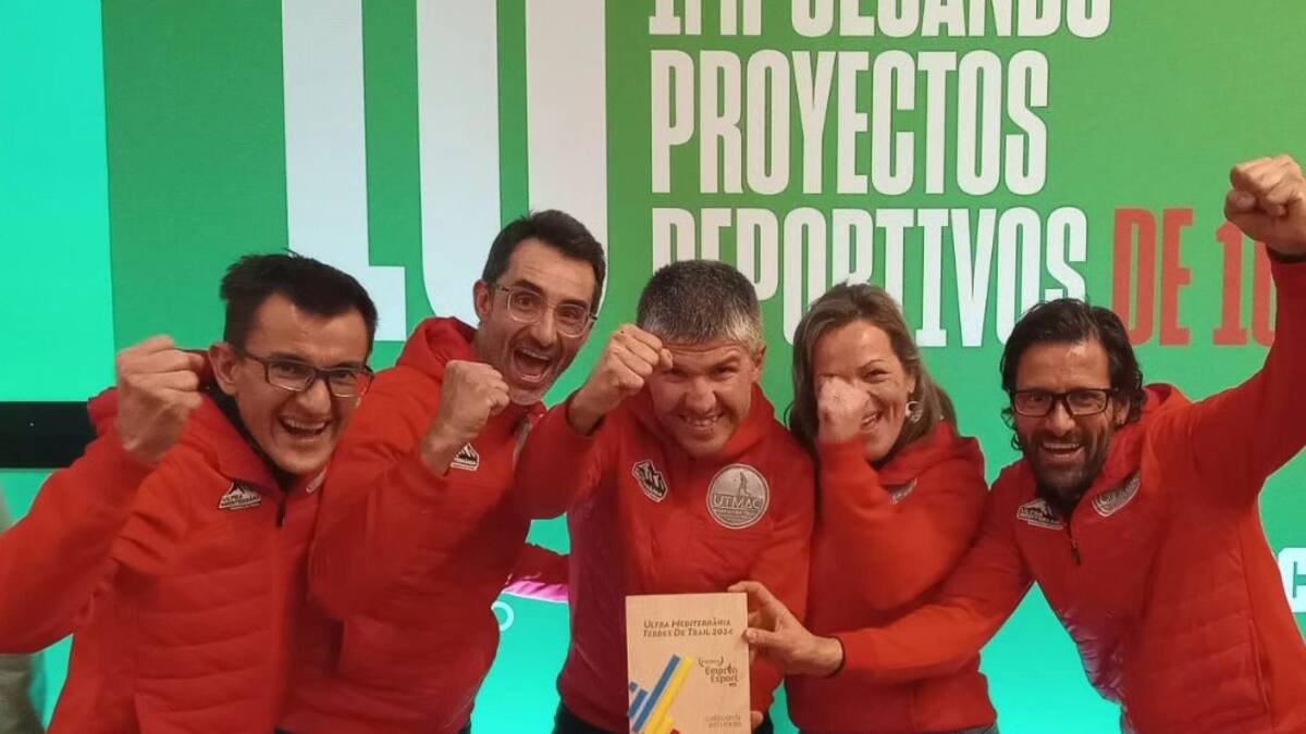 David Miró director de la Ultramediterrània Unión Alcoyana Seguros, hace balance de la prueba y del premio Emprent Esport, otorgado por la Fundación Trinidad Alonso de (30/01/2024)