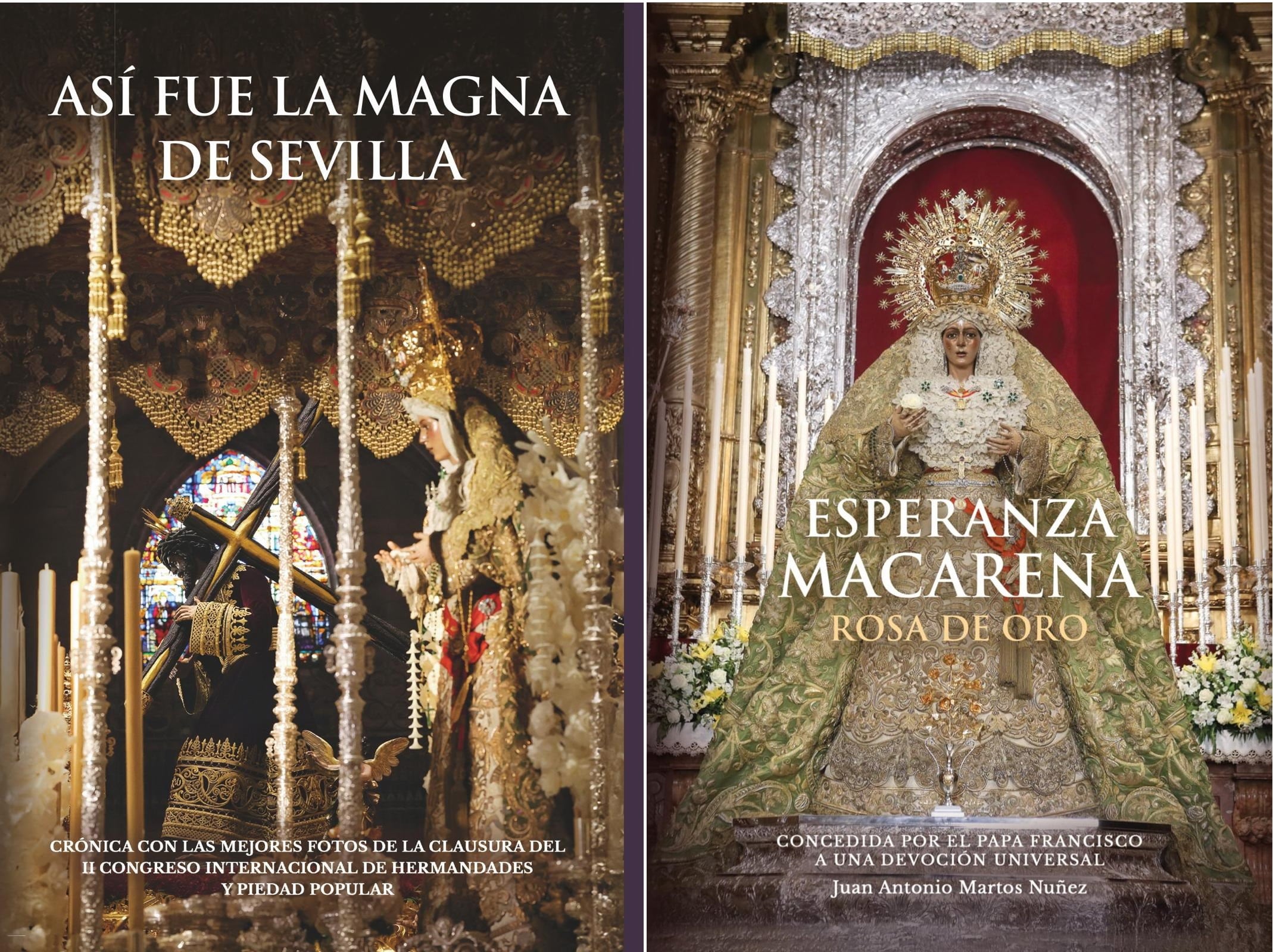 Portada de los dos nuevos títulos editados por Sevilla Press