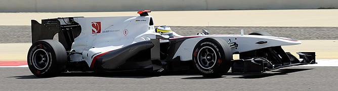 Martínez de la Rosa, a los mandos de su Sauber