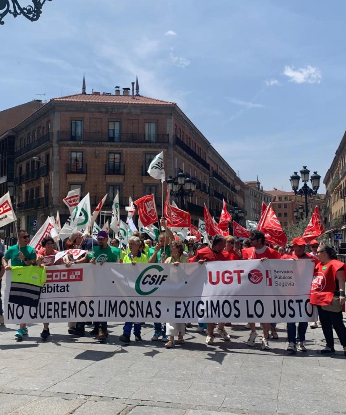 Jornada de huelga de esta mañana