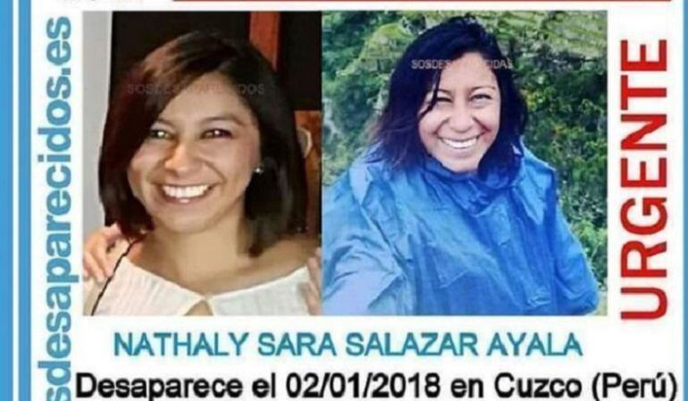 Náthaly Salazar desapareció el pasado 2 de enero