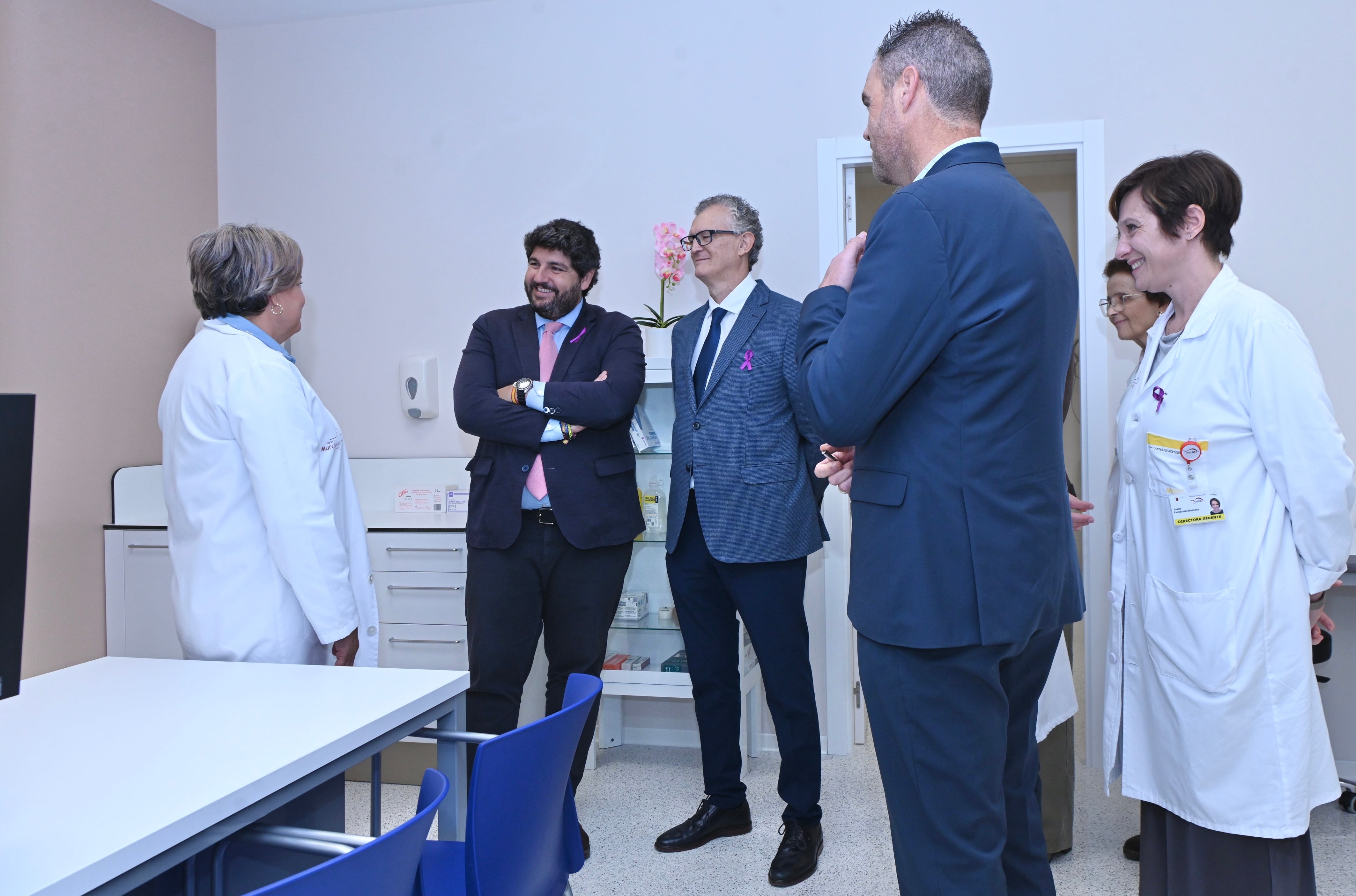 López Miras en la inauguración de un centro de salud este lunes