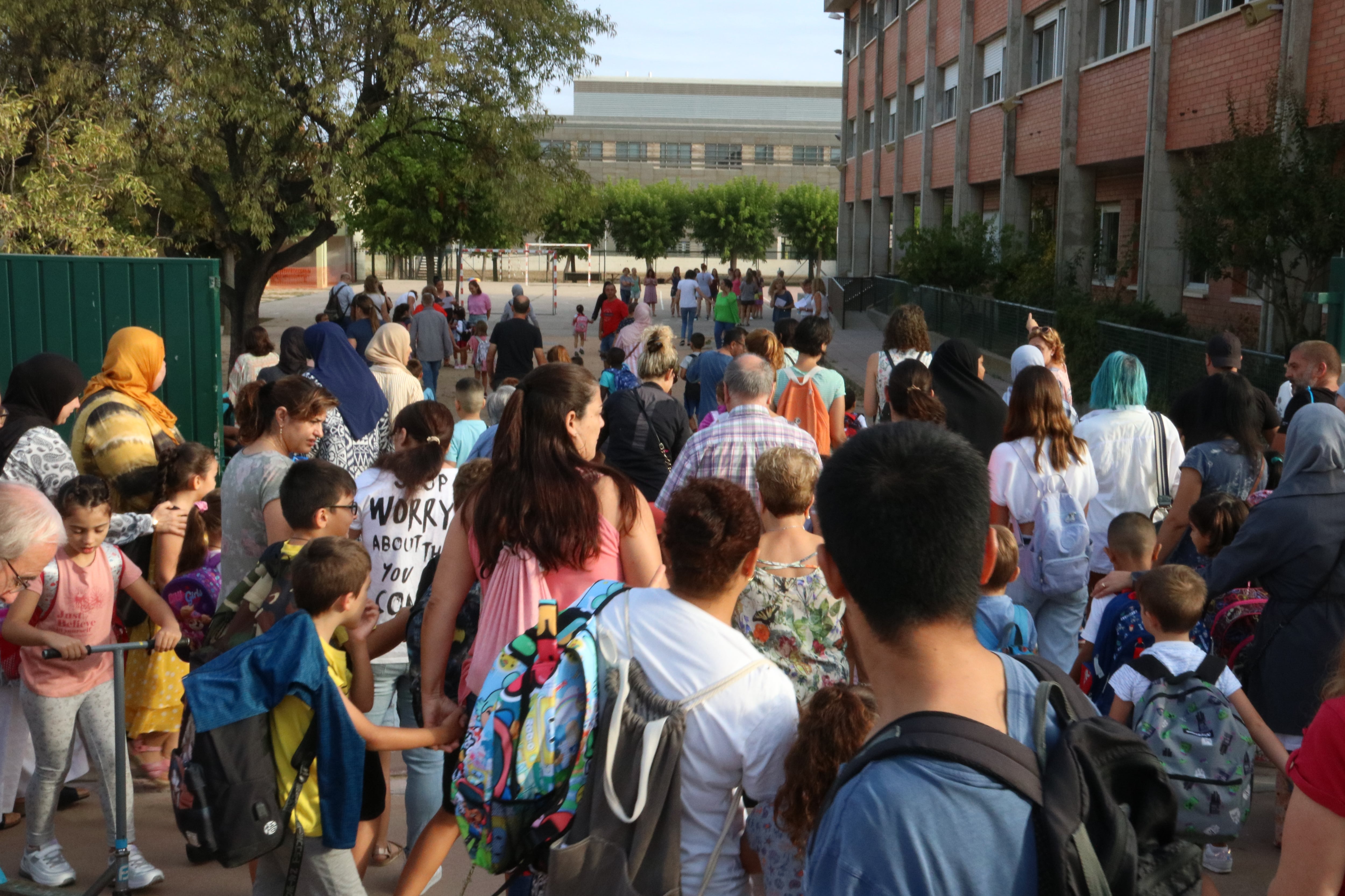 Primer dia d&#039;escola a La Bisbal