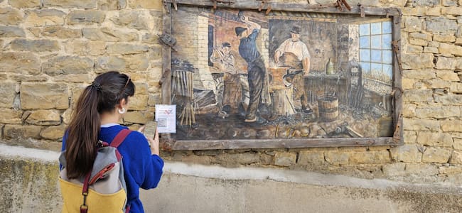 Museo de pintura al aire libre en Arcusa