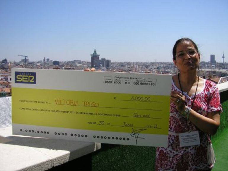 Victoria Trigo ganó el concurso de microrrelatos de Cadena SER, en 2011
