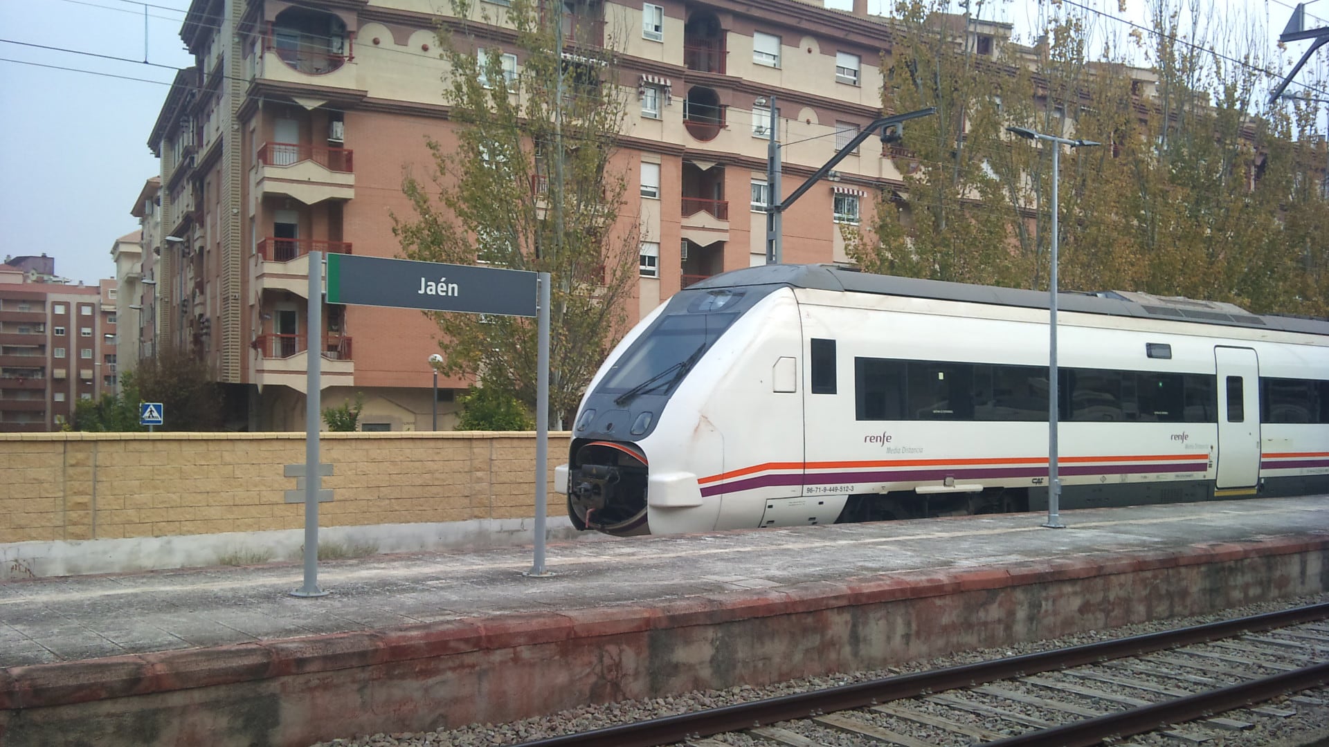 Estación de tren de Jaén.