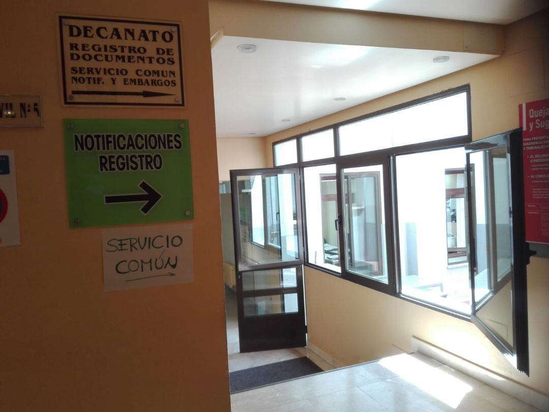 Acceso al Decanato de los Juzgados de Zamora