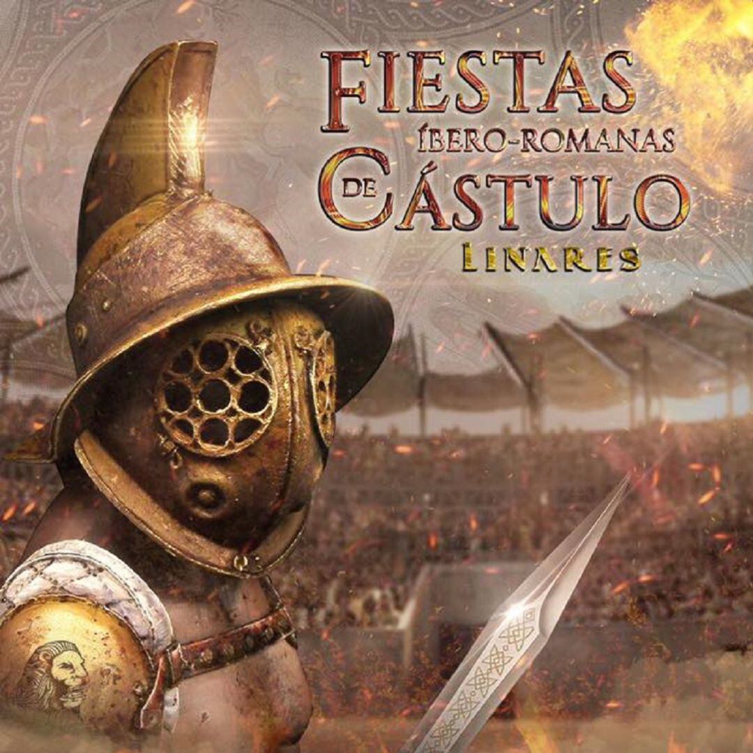 Cartel de la VII edición de las Fiestas ibero Romanas de Cástulo.