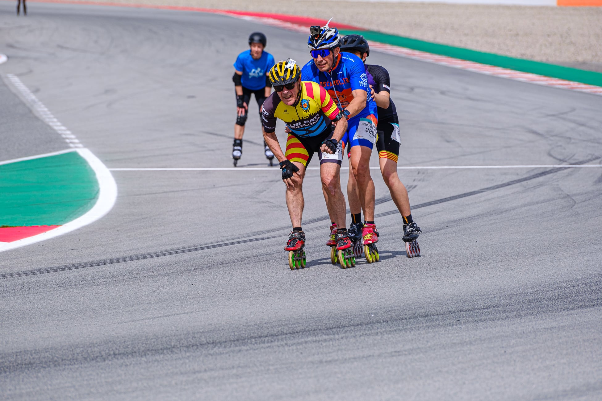 El club oscense subía al podio en tres carreras