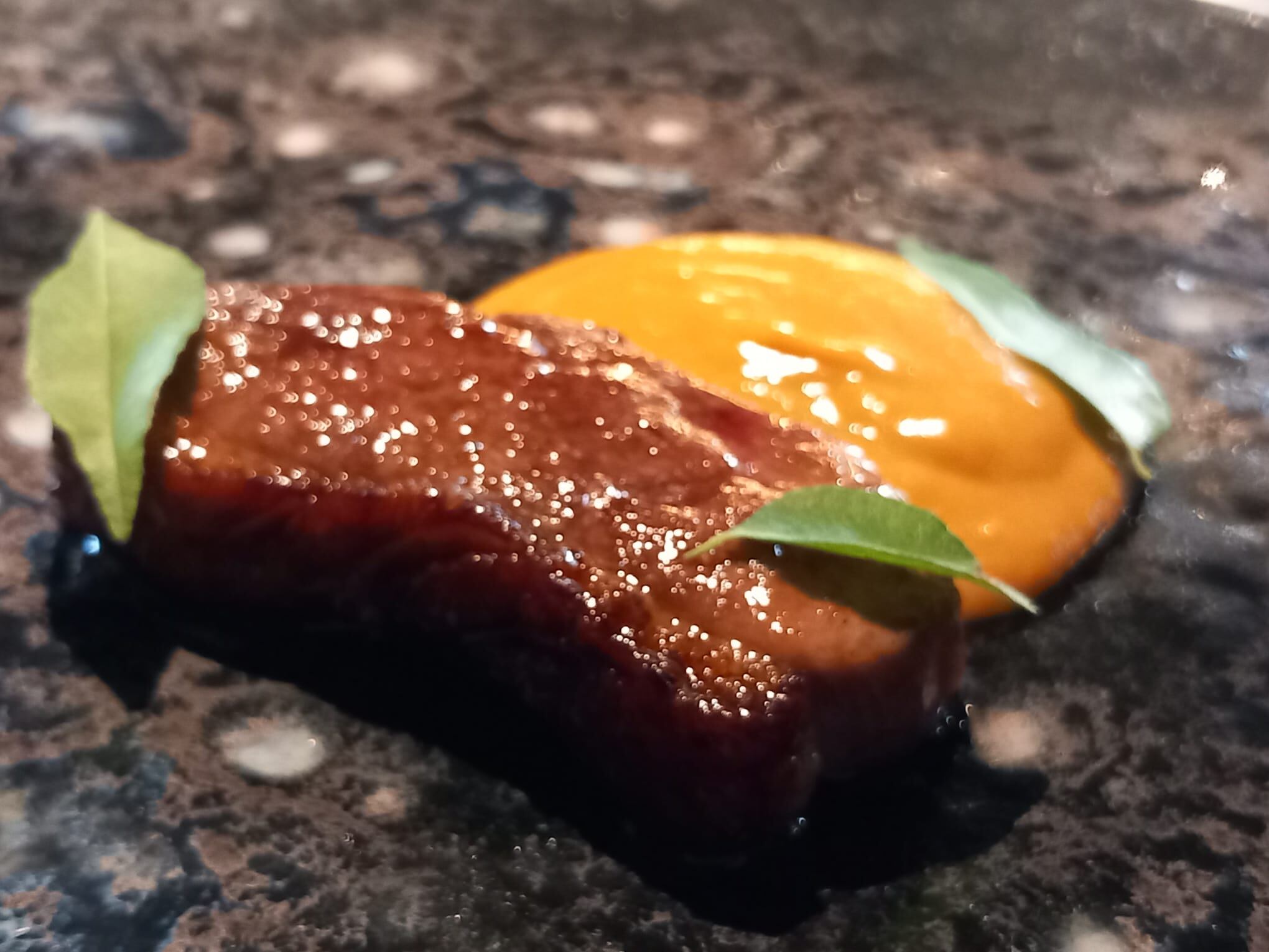 Pato azulón con curry