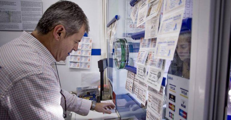 Imagen de archivo de una administración de lotería