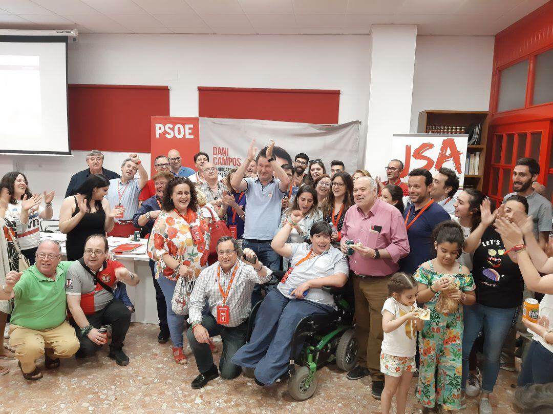 El PSOE celebra su victoria en las Elecciones Municipales 2019