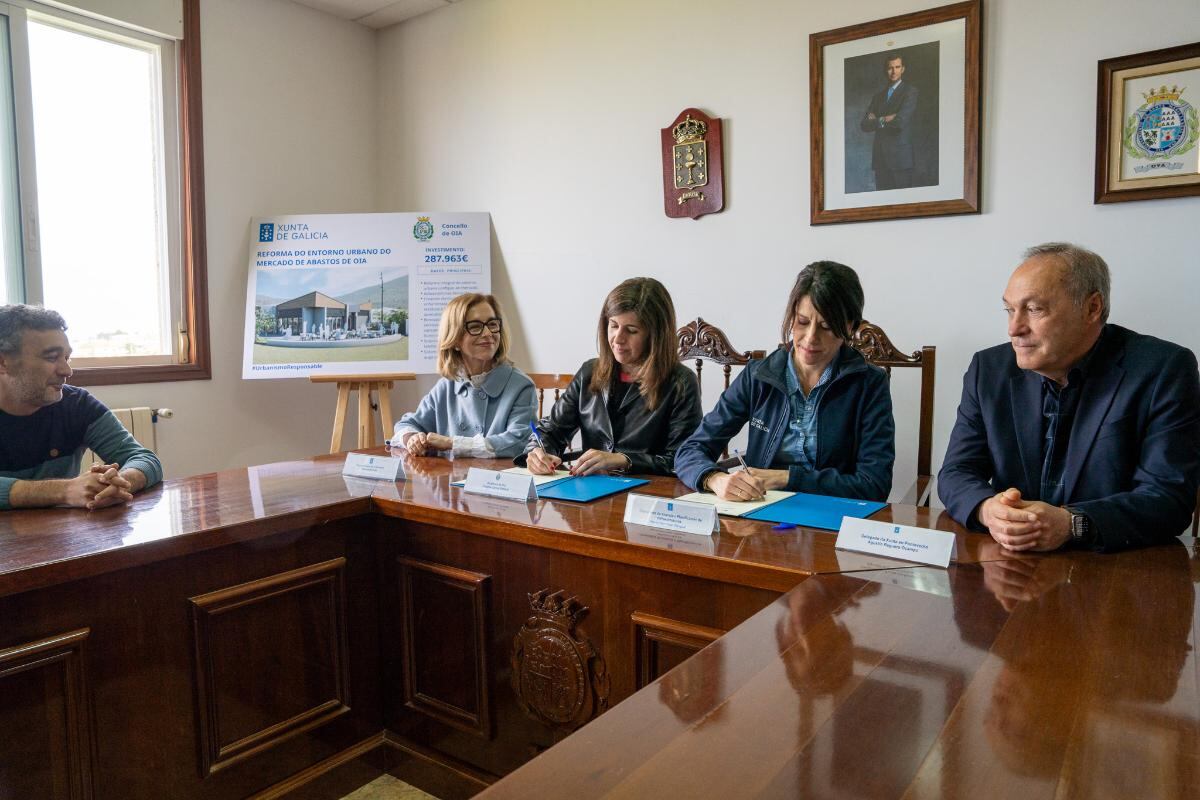 Convenio entre Oia y la Xunta de Galicia