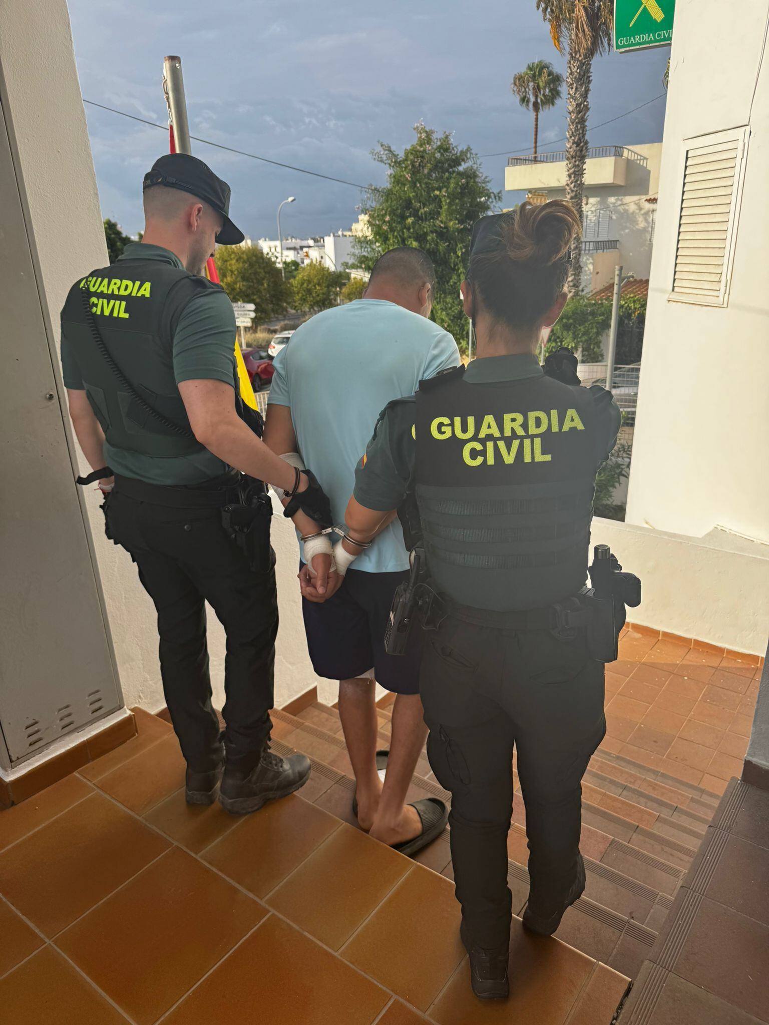 Detención en Santa Eulària (Guardia Civil)