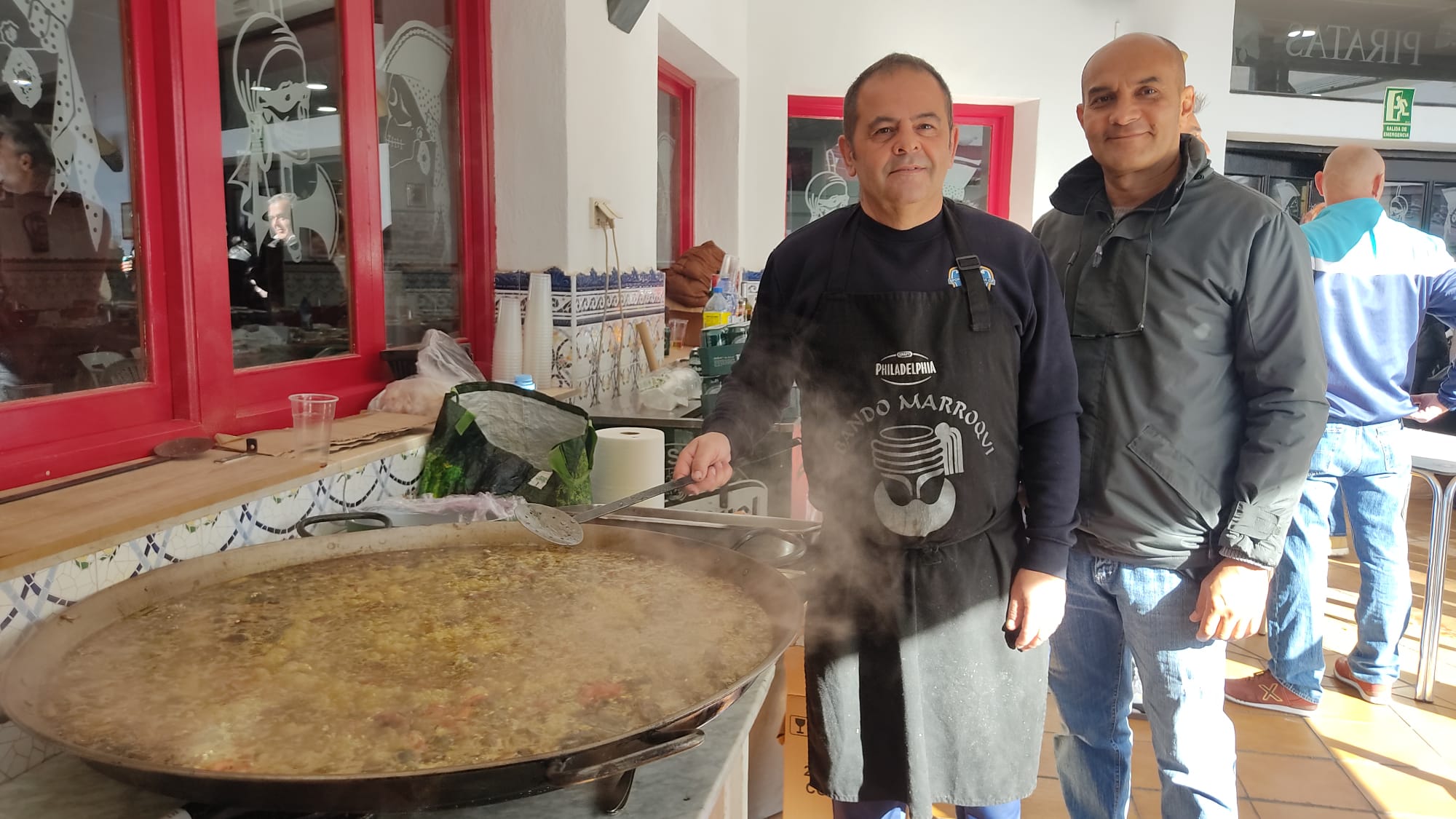 Las paellas en la presentación del Sporting Villena