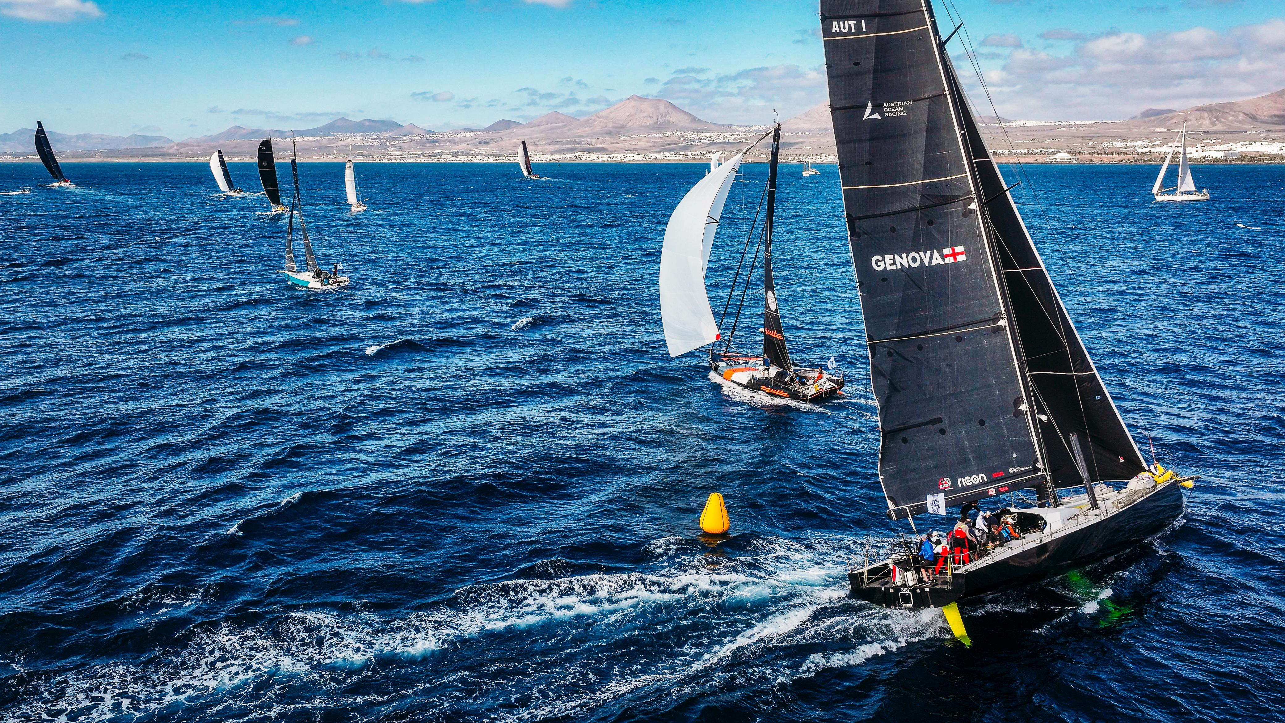 Salida de la RORC Transatlantic Race en Lanzarote.