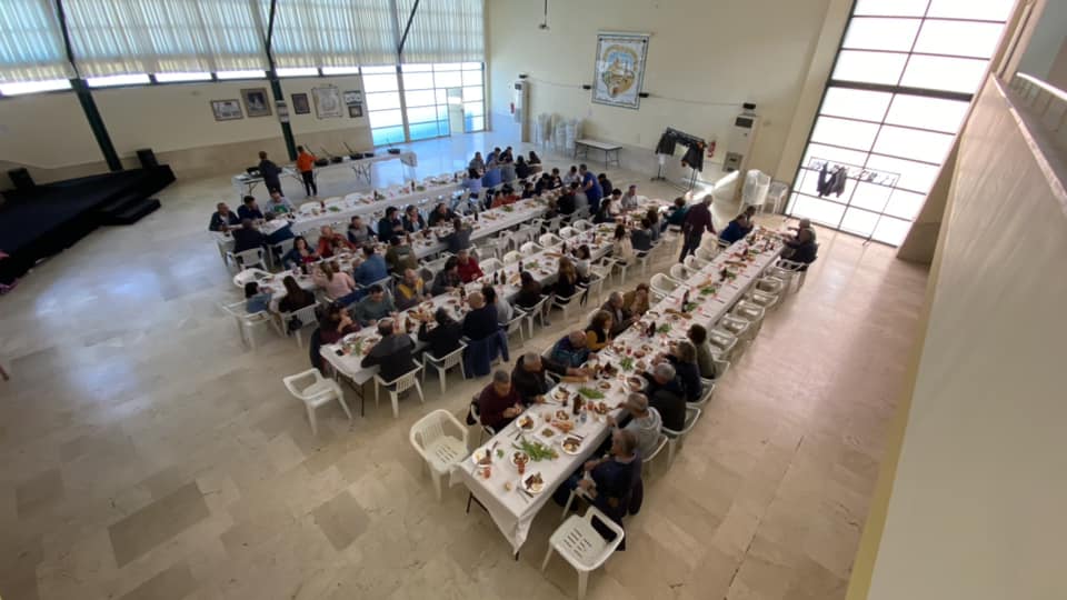 Almuerzo festero de los maseros de Biar