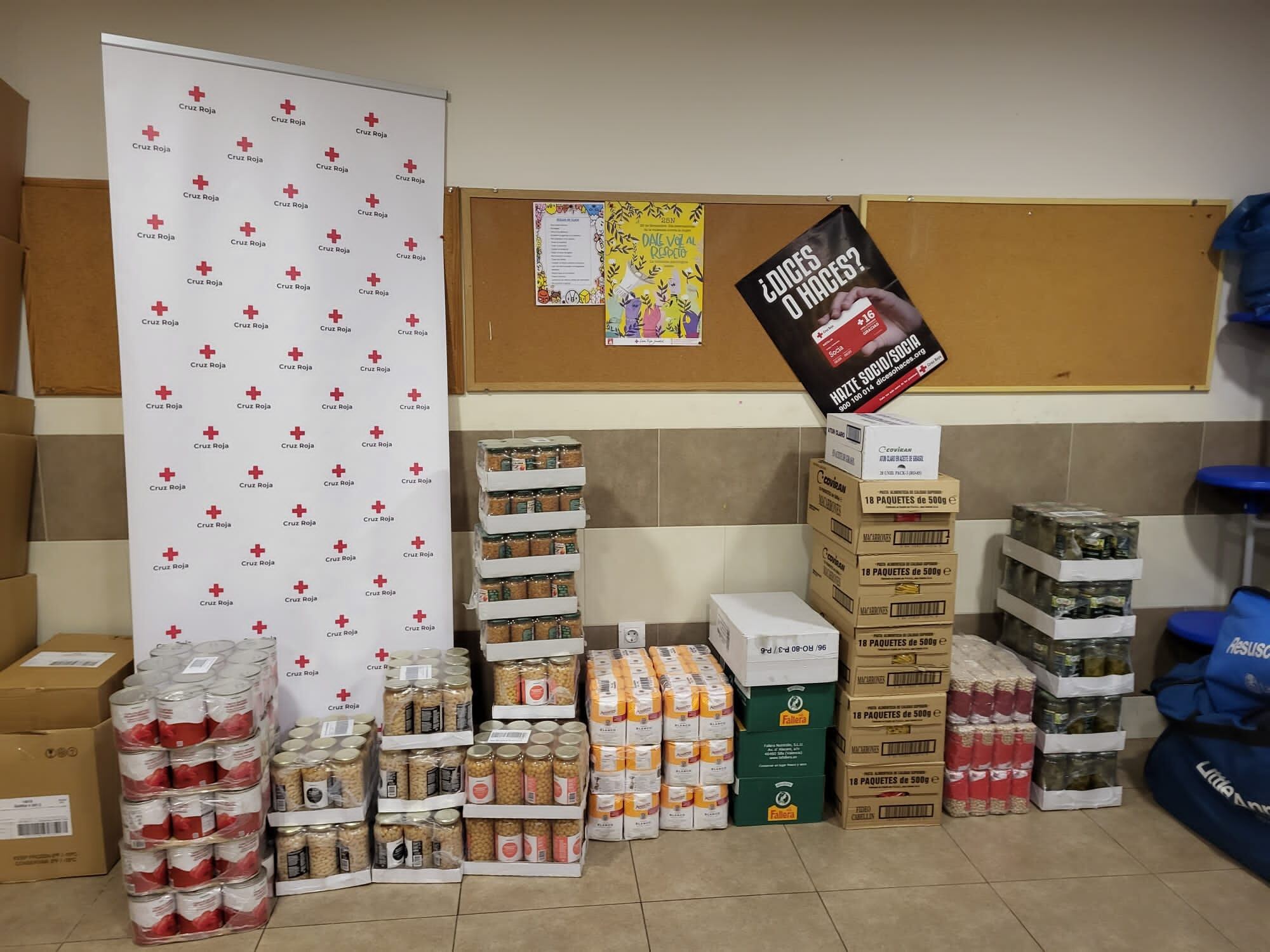 Alimentos entregados