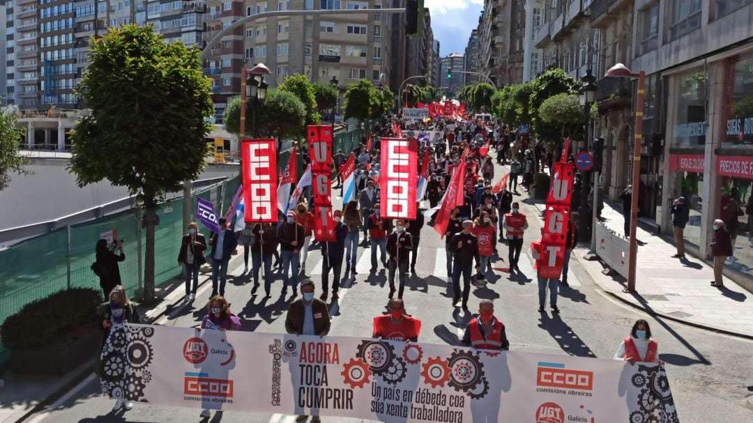 Manifestación 1 de mayo en Vigo