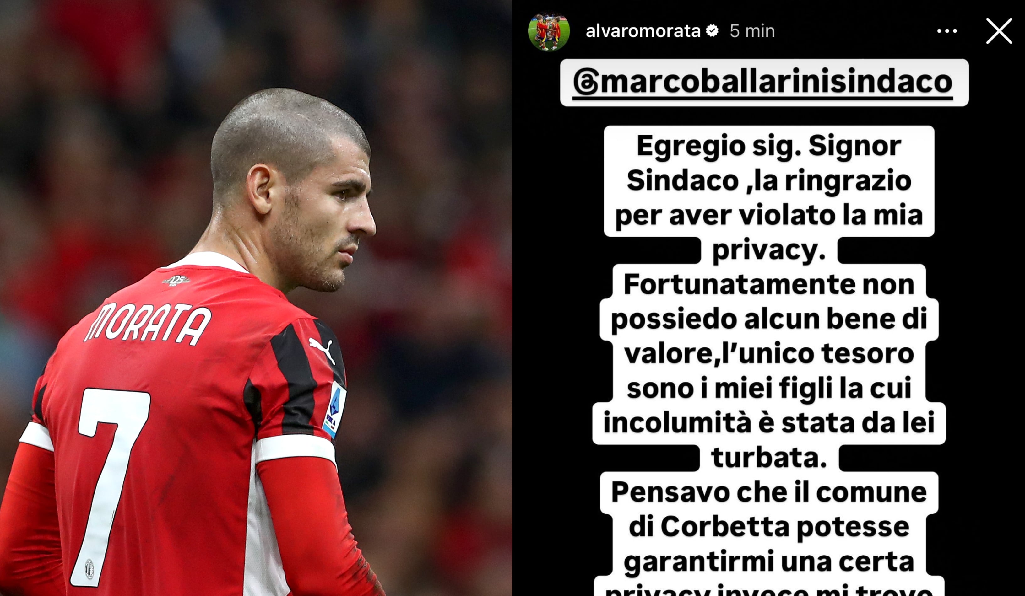 Comunicado de Álvaro Morata.