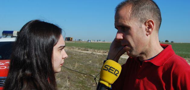 A pie de calle Madrid Oeste 06-02-2019 - Se estrella una avioneta en Quijorna, David Garcia (Portavoz de emergencias 112 comunidad de Madrid)