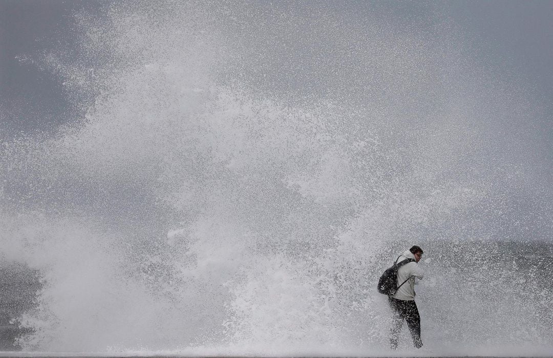 Lluvias y temporal marítimo en la costa alicantina