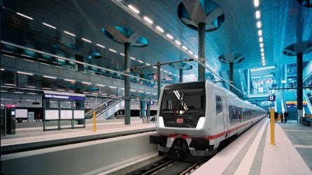 Recreación virtual del tren fabricado por Talgo para los ferrocarriles alemanes