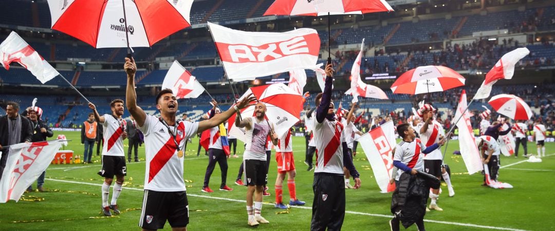 El River Plate celebra la victoria