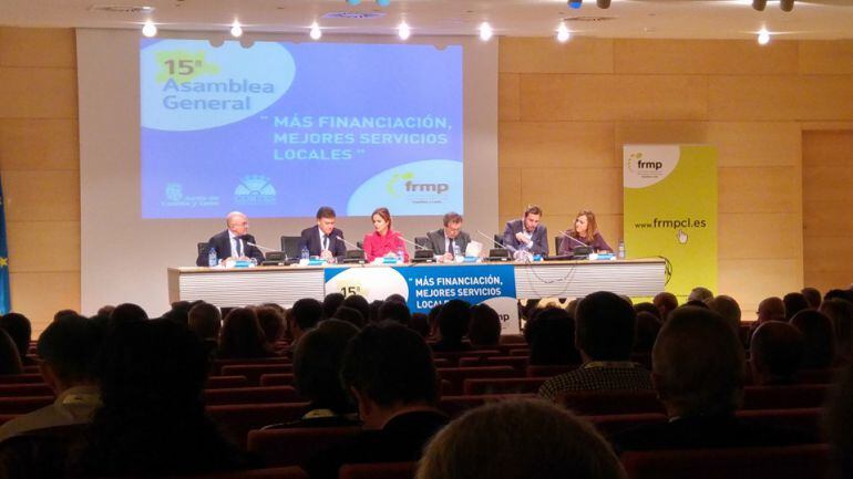 Imagen de la Asamblea de la Federación Regional de Municipios y Provincias celebrada en Valladolid.