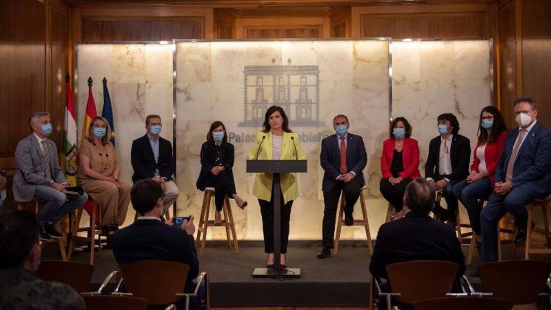 Comparecencia del Consejo de Gobierno tras la aprobación del decreto de la nueva normalidad en La Rioja.