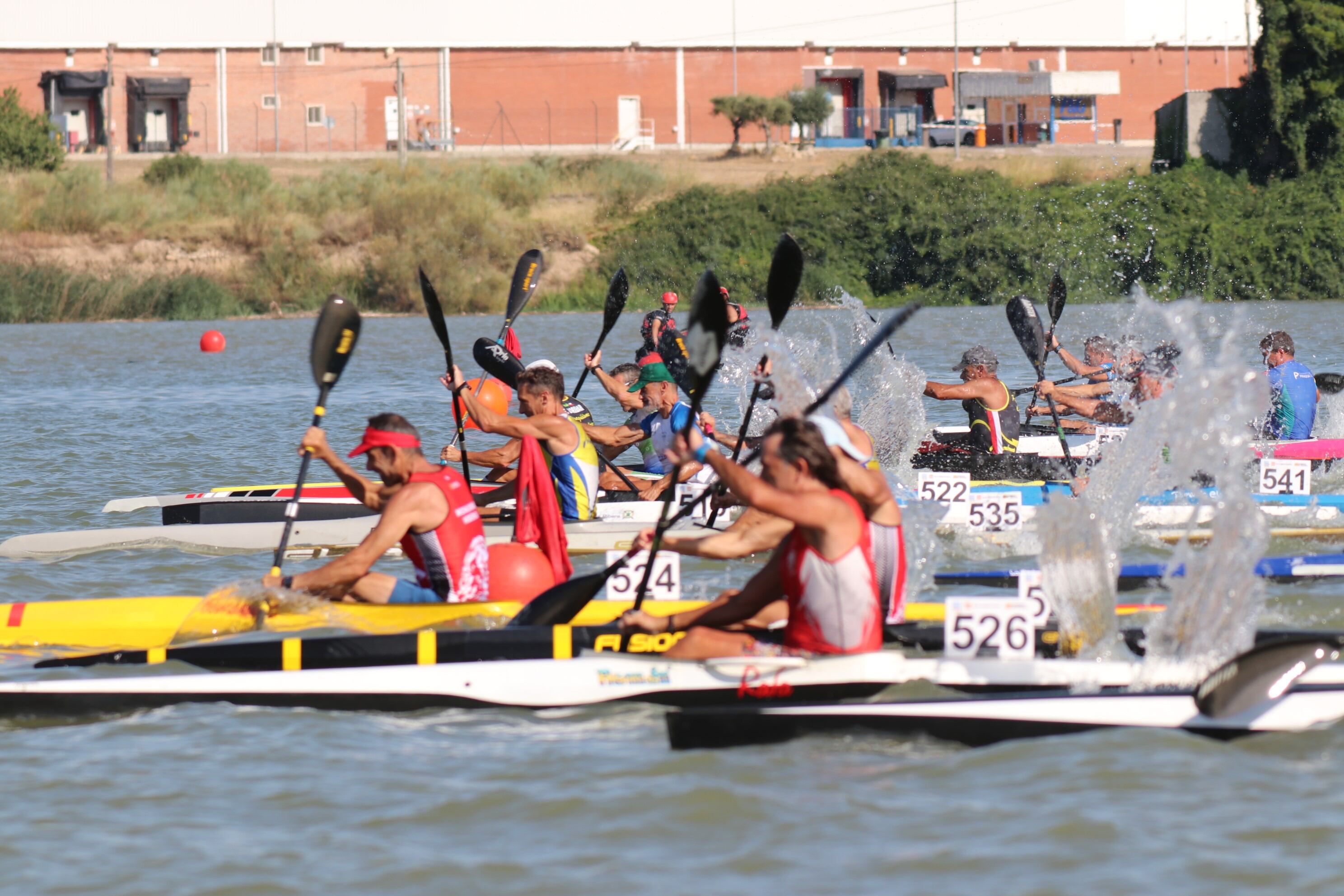 Imagen de la competición celebrada en Mequinenza