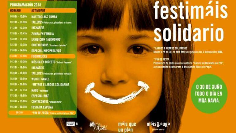 Cartel del festival solidario
