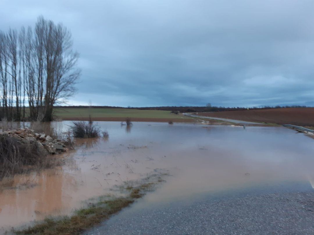 Problemas generados por las fuertes lluvias en las carreteras de Segovia