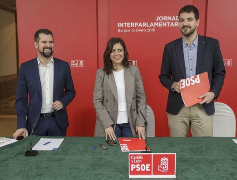 Luis Tudanca, Esther Peña y David Jurado