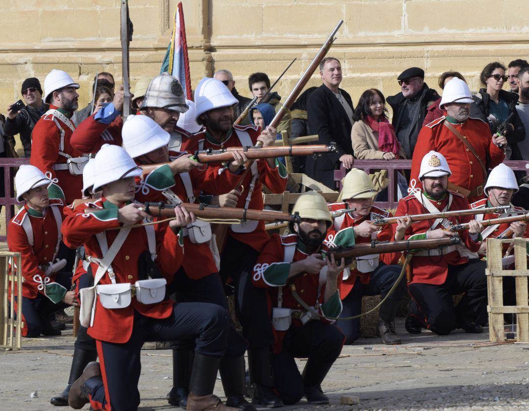 Recreación de batallas en Úbeda.