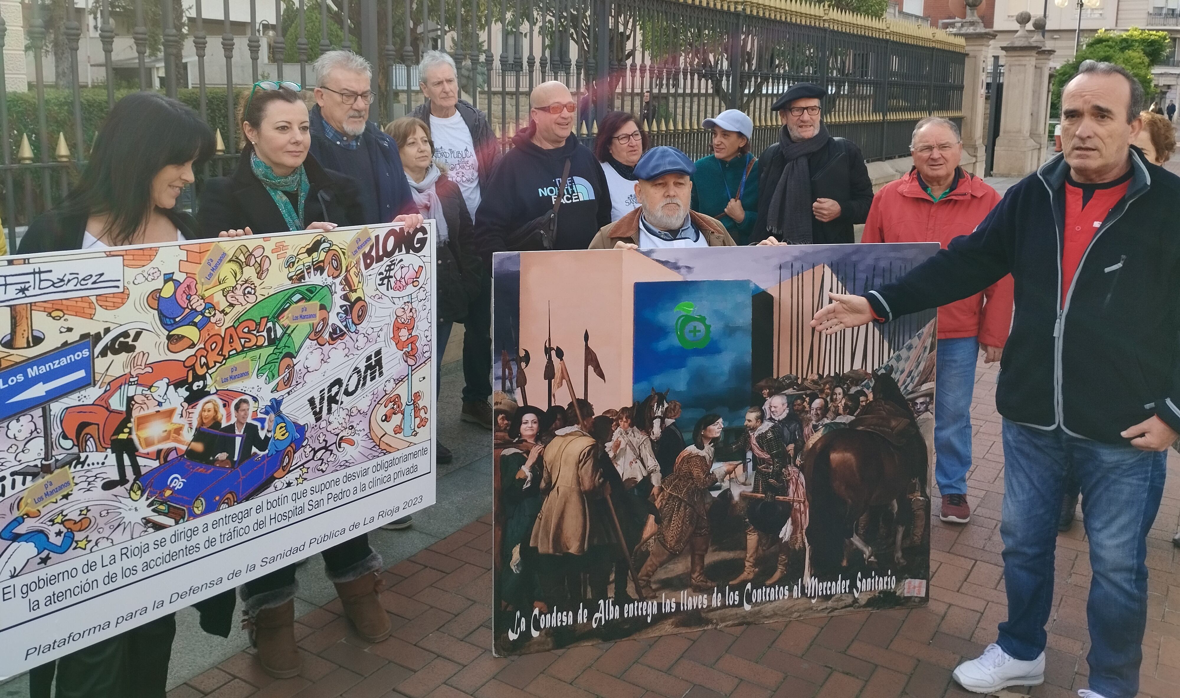 La Plataforma por la Defensa de la Sanidad Pública se oponer a las derivaciones a la sanidad privada autorizadas por el Gobierno de La Rioja.