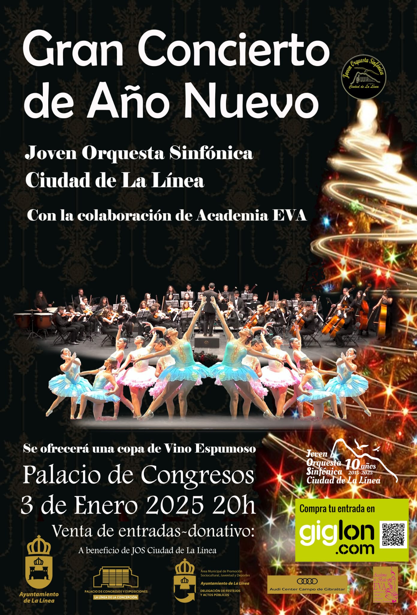 Concierto Año Nuevo JOS Ciudad de La Línea.