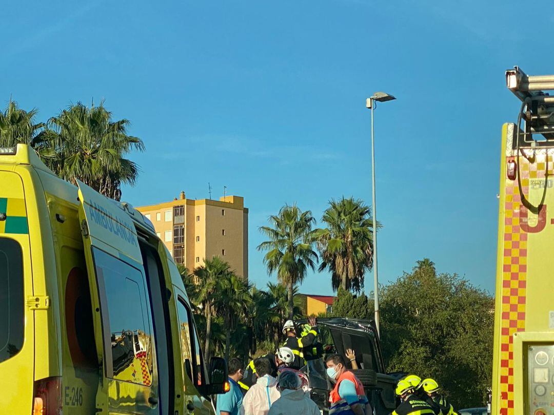 Un momento del suceso.