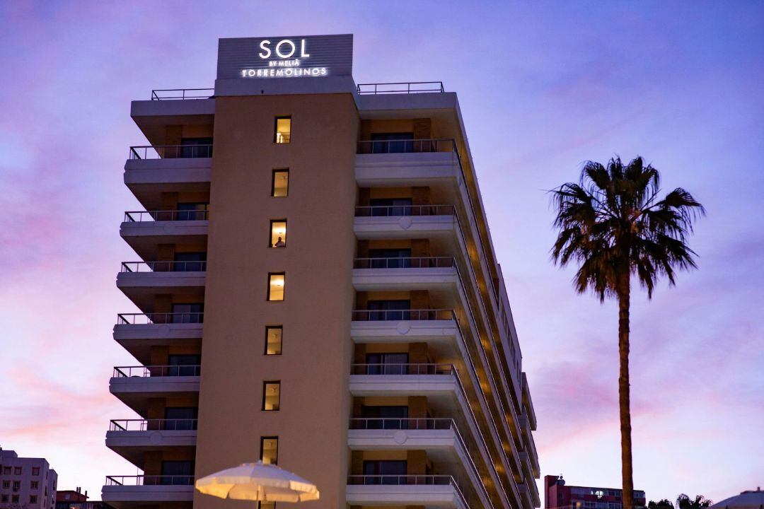 Vista del complejo hotelero Sol Don Pablo de Torremolinos, donde nueves turistas alojados se encuentran aislados tras haber dado positivo por coronavirus