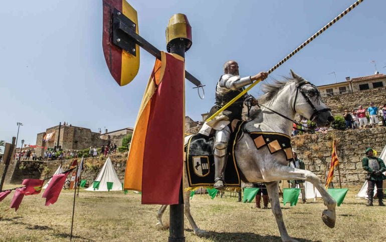 Una de las actividades del mercado medieval de Torres en ediciones anteriores