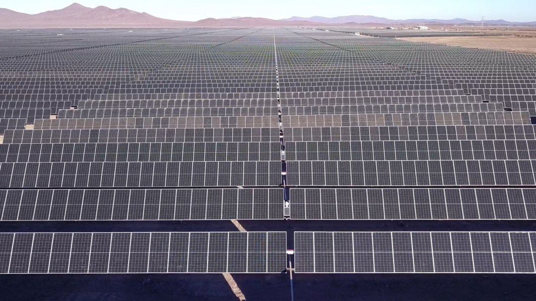 Un parque fotovoltaico de Acciona Energía en Chile.